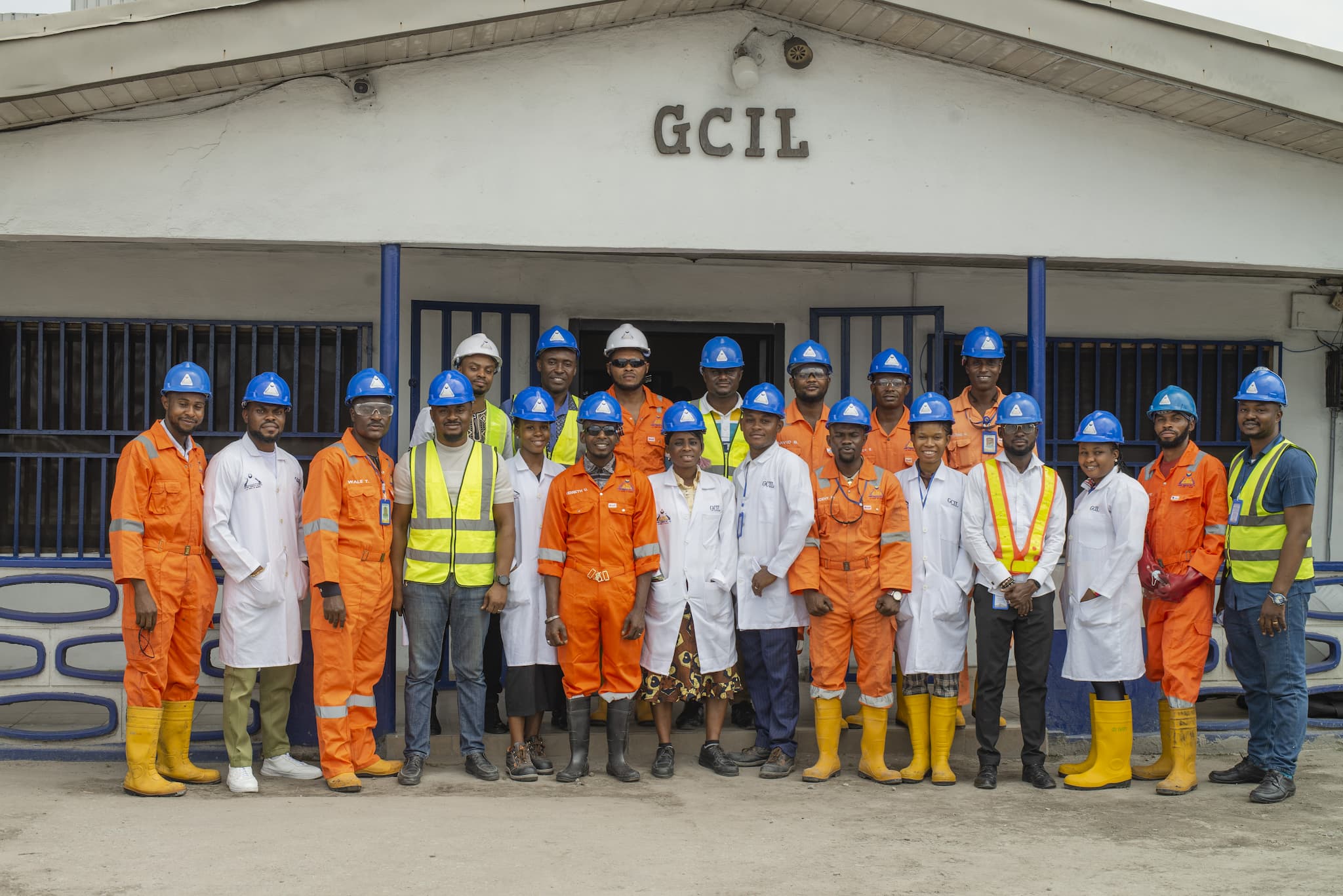 A cross-section of GCIL staff